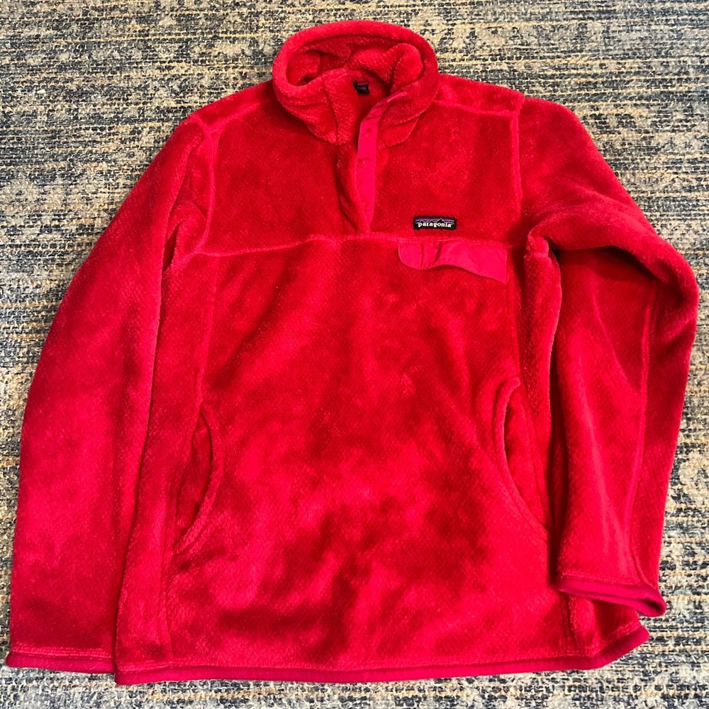 Patagonia Magenta Re-Tool Half-Snap Pullover - Size M